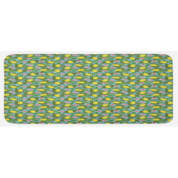 East Urban Home Pineapple Kitchen Mat Wayfair